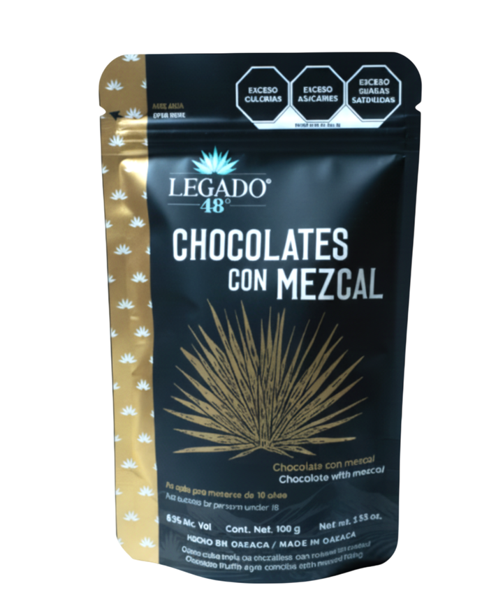 Chocolates con Mezcal